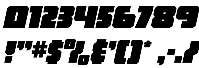 Hammer Scout Slight-Italic Font OTHER CHARS