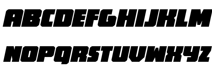 Hammer Scout Slight-Italic Font LOWERCASE