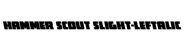 Hammer Scout Slight-Leftalic  Fuentes Gratis Descargar