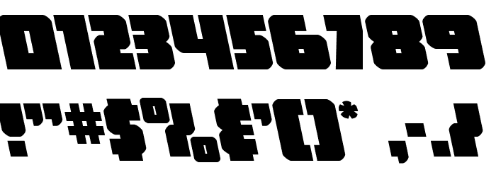 Hammer Scout Slight-Leftalic Font OTHER CHARS