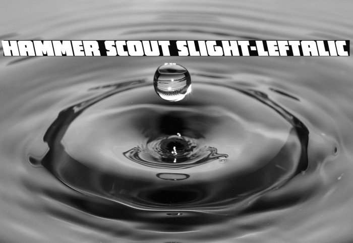 Hammer Scout Slight-Leftalic Example 2