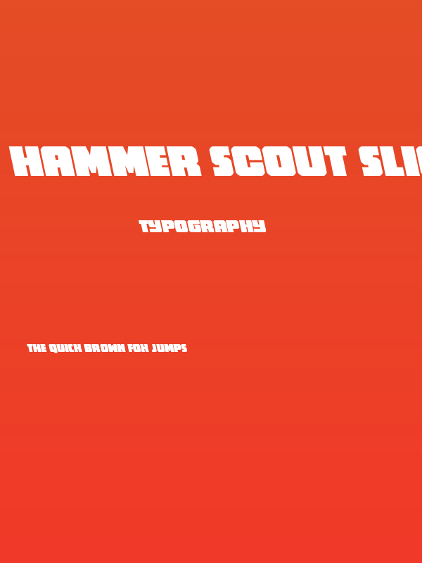 Hammer Scout Slight-Leftalic Poster