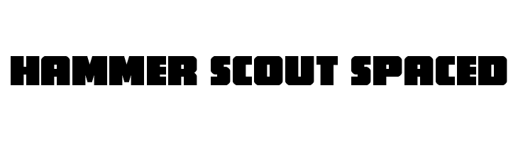 Hammer Scout Spaced  नि: शुल्क फ़ॉन्ट्स डाउनलोड
