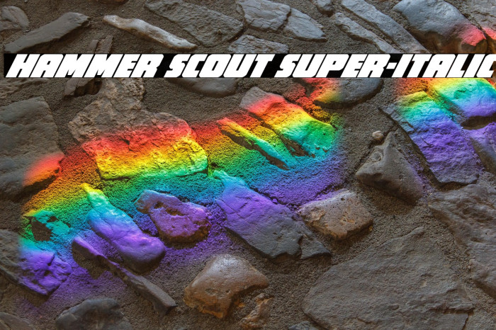 Hammer Scout Super-Italic Example 2