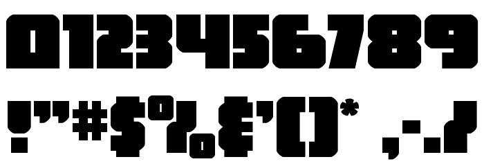 Hammer Scout Font OTHER CHARS