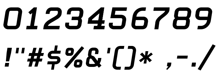 HammerBro101 Movie Bold Italic Regular Font OTHER CHARS