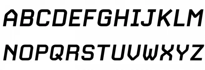 HammerBro101 Movie Bold Italic Regular Fonte MAIÚSCULAS