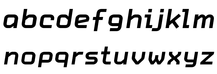 HammerBro101 Movie Bold Italic Regular Font LOWERCASE