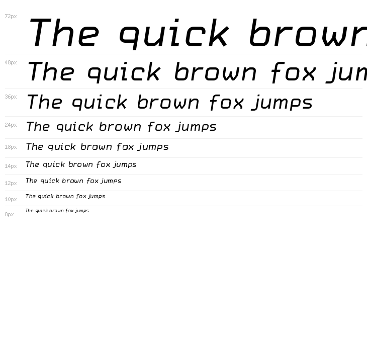 HammerBro101 Movie Reg Italic Regular Waterfall