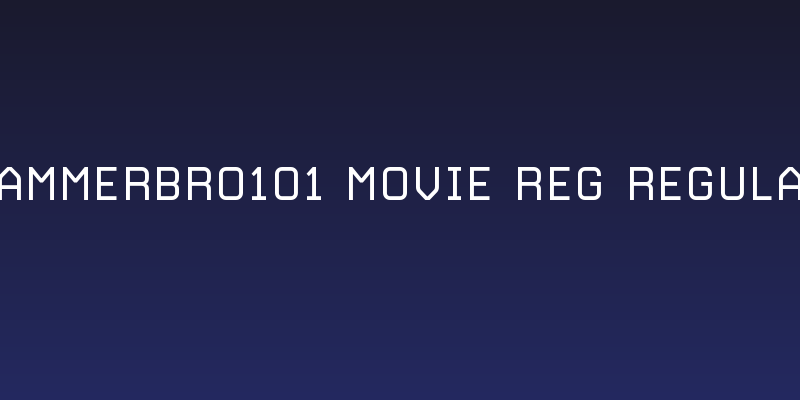 HammerBro101 Movie Reg Regular Social Header
