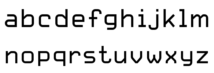 HammerBro101 Movie Reg Regular Font LOWERCASE
