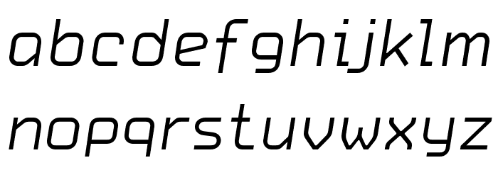 HammerBro101 Movie Thin Italic Regular Font LOWERCASE