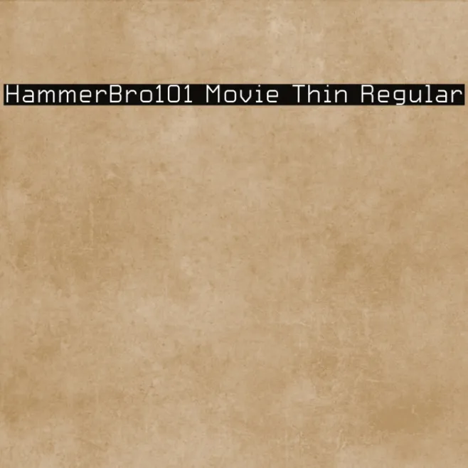 HammerBro101 Movie Thin Regular Example 3