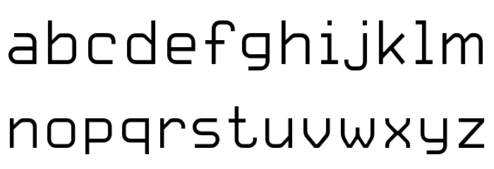 HammerBro101 Movie Thin Regular Font LOWERCASE