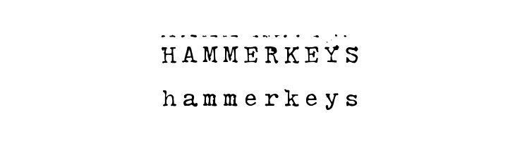HammerKeys  Free Fonts Download