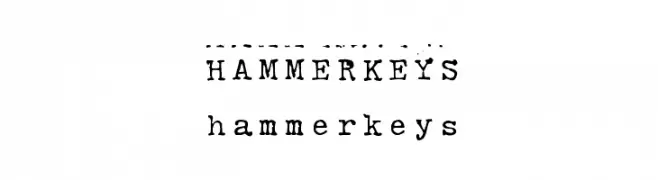 HammerKeys  baixar fontes gratis