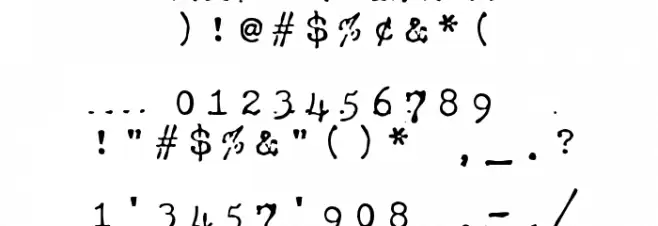 HammerKeys Font OTHER CHARS