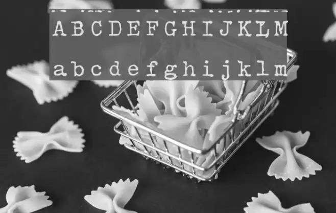 HammerKeys Font examples