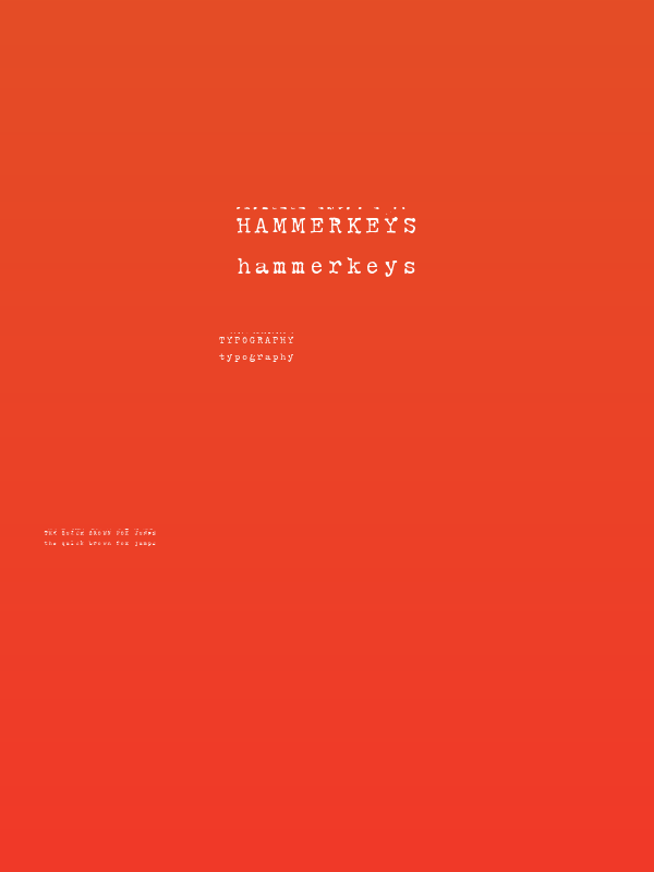 HammerKeys Poster