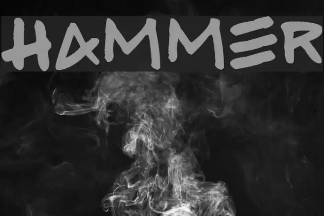 Hammer Font examples