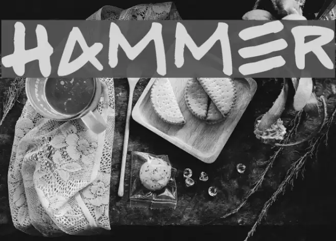Hammer Font examples