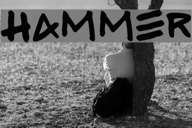 Hammer Font examples