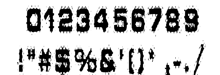 Hammered Type Schriftart Anderer Schreiben