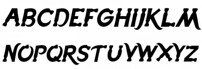 Hammerhead Italic Fuentes MINÚSCULAS
