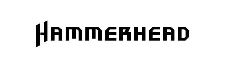 Hammerhead  フリーフォントのダウンロード