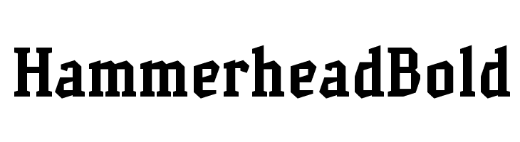 HammerheadBold Font