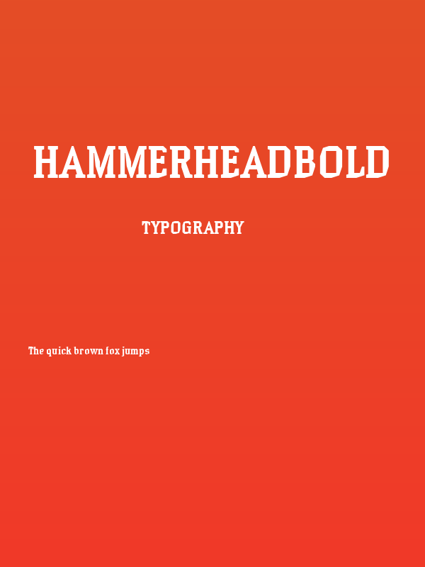 HammerheadBold Poster