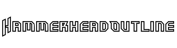 HammerheadOutline Font
