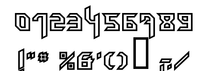 HammerheadOutline Font OTHER CHARS