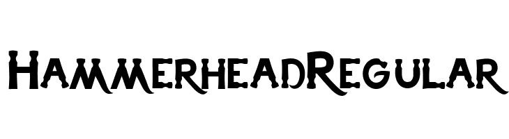 HammerheadRegular  les polices de caractères gratuit tlcharger
