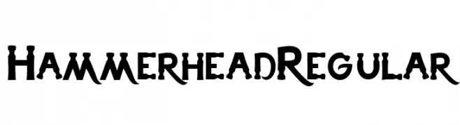HammerheadRegular  नि: शुल्क फ़ॉन्ट्स डाउनलोड