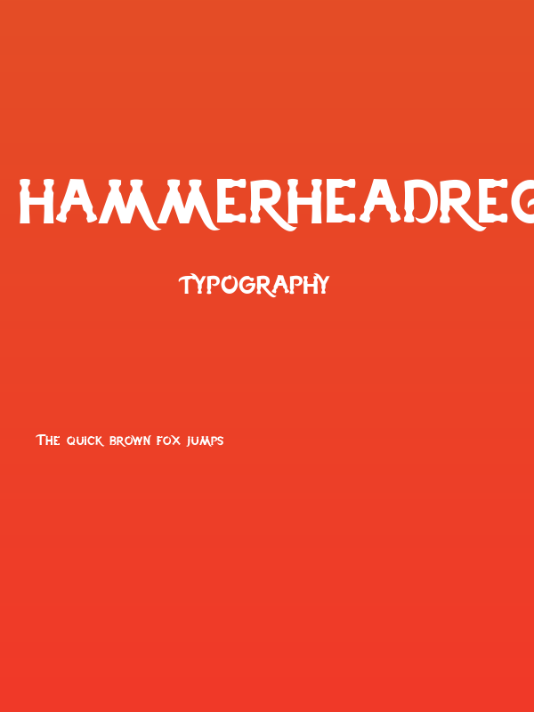 HammerheadRegular Poster