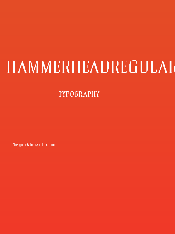 HammerheadRegular Poster
