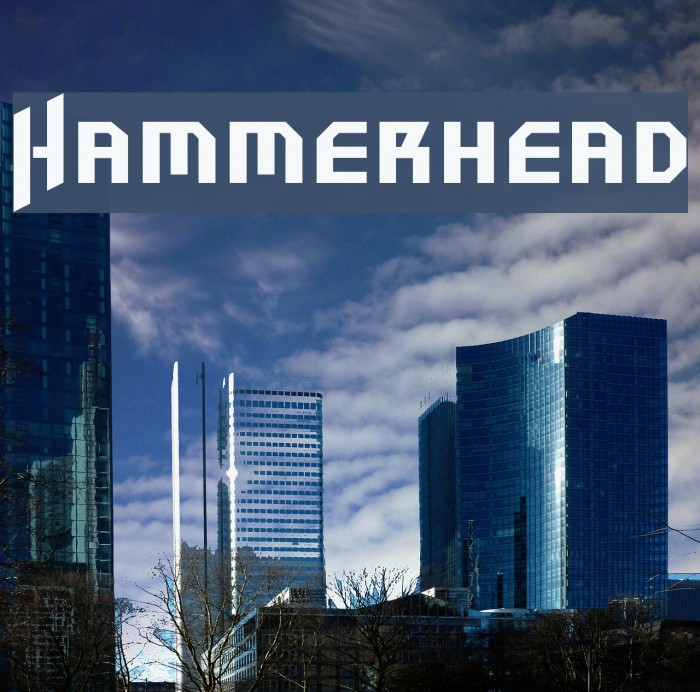 Hammerhead Font examples