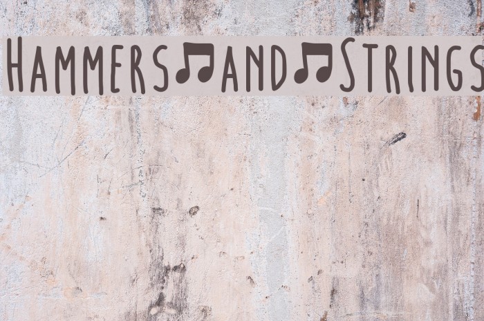 Hammers.and.Strings Font examples