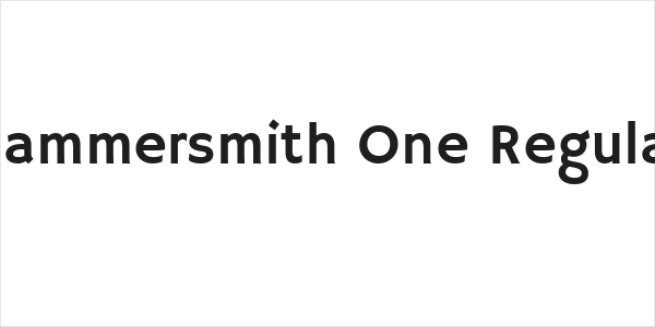 Hammersmith One Regular Logo