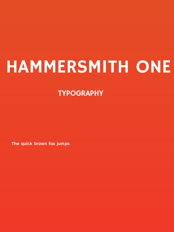 Hammersmith One Regular Poster