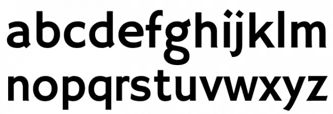 Hammersmith One Regular Шрифта строчной