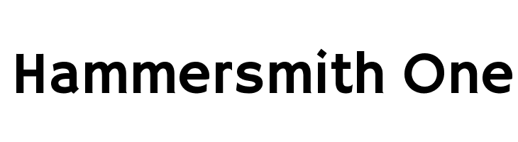 Hammersmith One Font