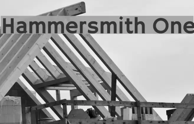 Hammersmith One Font examples