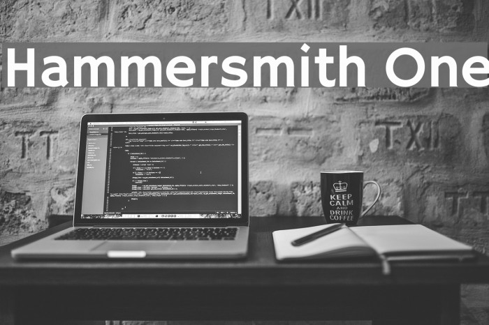Hammersmith One Font examples
