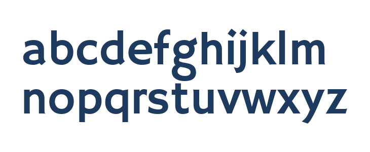 HammersmithOne Regular Lowercase