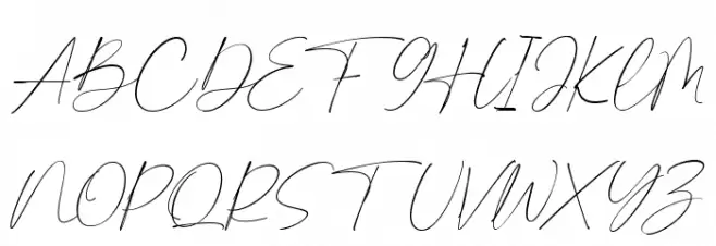 Hammington Free Regular Font UPPERCASE