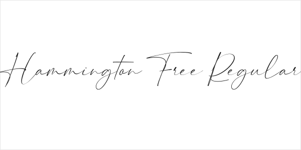 Hammington Free Regular Logo