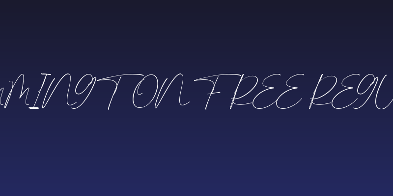 Hammington Free Regular Social Header