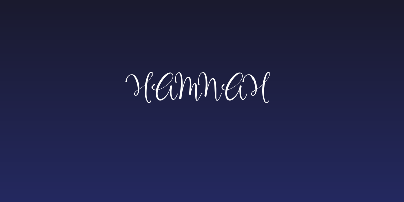Hamnah Social Header